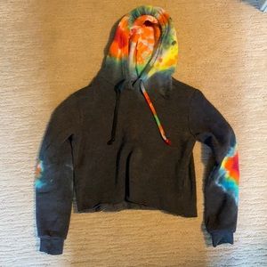 Tie dye never worn crop top girls